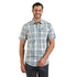 Wrangler Camisa Para Hombre En Color Azul Con Protección Uv.