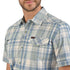 Wrangler Camisa Para Hombre En Color Azul Con Protección Uv.