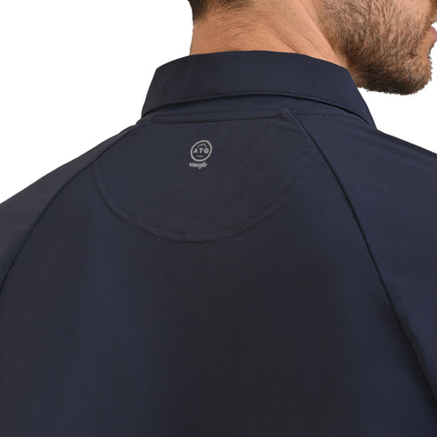 Wrangler Playera Suave En Color Azul Marino Para Caballero.