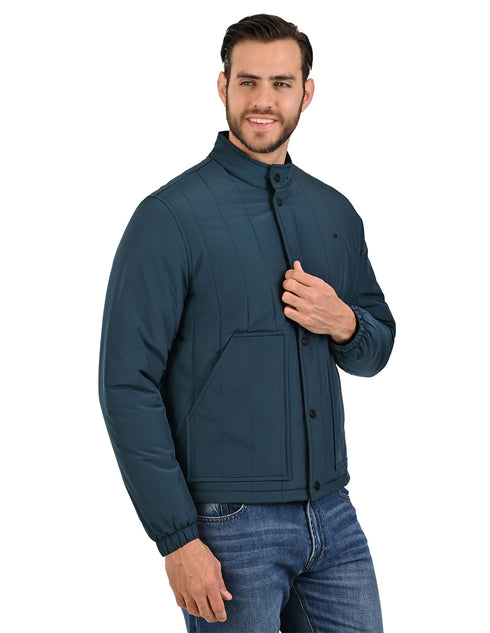 Lee Chamarra Ligera Turquesa para Hombre Estilo Urbano