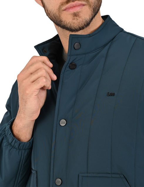 Lee Chamarra Ligera Turquesa para Hombre Estilo Urbano