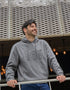 Sudadera con capucha LEE en color gris para caballero
