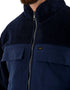 Chamarra Lee Hombre Sherpa Borrega Sintetica Azul Oscuro