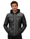 Chamarra Lee Hombre Racer con Capucha Negro