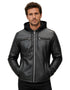 Chamarra Lee Hombre Racer con Capucha Negro