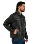 Chamarra Lee Hombre Trucker con Borrega Negro