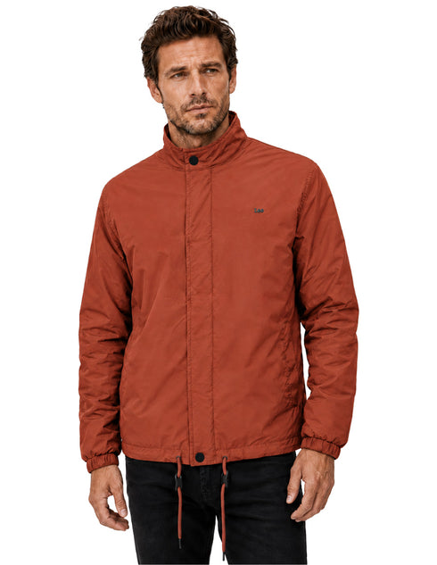 Chamarra Lee Hombre Estilo Outdoor Ligera Naranja