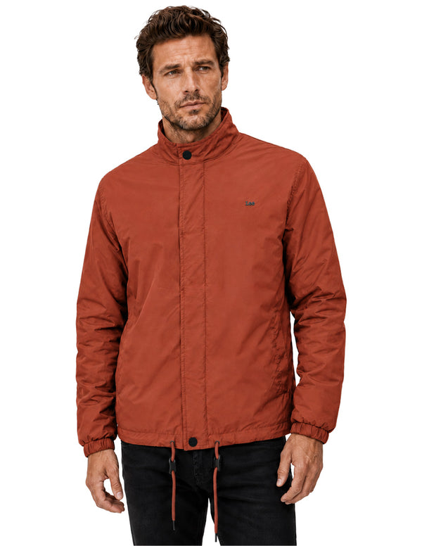 Chamarra Lee Hombre Estilo Outdoor Ligera Naranja