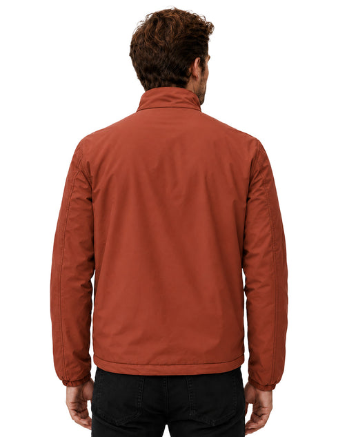 Chamarra Lee Hombre Estilo Outdoor Ligera Naranja