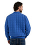 Chamarra Lee Hombre Bomber Acolchada Azul