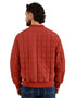 Chamarra Lee Hombre Bomber Acolchada Naranja