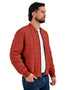 Chamarra Lee Hombre Bomber Acolchada Naranja