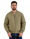 Chamarra Lee Hombre Bomber Acolchada Verde