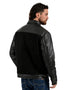 Chamarra Lee Hombre Trucker con Pana Negro