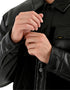 Chamarra Lee Hombre Trucker con Pana Negro