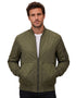 Chamarra Lee Hombre Bomber Clasica Verde Olivo