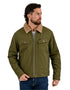 Chamarra Lee Hombre Trucker con Borrega Verde