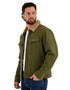 Chamarra Lee Hombre Trucker con Borrega Verde