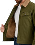 Chamarra Lee Hombre Trucker con Borrega Verde