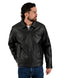 Chamarra Lee Hombre Cuello Camisero Negro