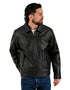 Chamarra Lee Hombre Cuello Camisero Negro