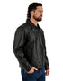 Chamarra Lee Hombre Cuello Camisero Negro