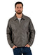 Chamarra Lee Hombre Cuello Camisero Gris