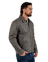 Chamarra Lee Hombre Cuello Camisero Gris