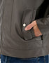 Chamarra Lee Hombre Cuello Camisero Gris