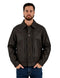 Chamarra Lee Hombre Estilo Trucker Café Oscuro