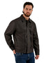 Chamarra Lee Hombre Estilo Trucker Café Oscuro