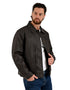 Chamarra Lee Hombre Estilo Trucker Café Oscuro