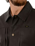 Chamarra Lee Hombre Estilo Trucker Café Oscuro