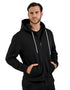 LEE sudadera hoodie negro para caballero con cierre y estampado en espalda.