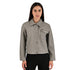Chamarra Lee Dama Corta Cuello Camisero Gris