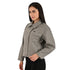 Chamarra Lee Dama Corta Cuello Camisero Gris