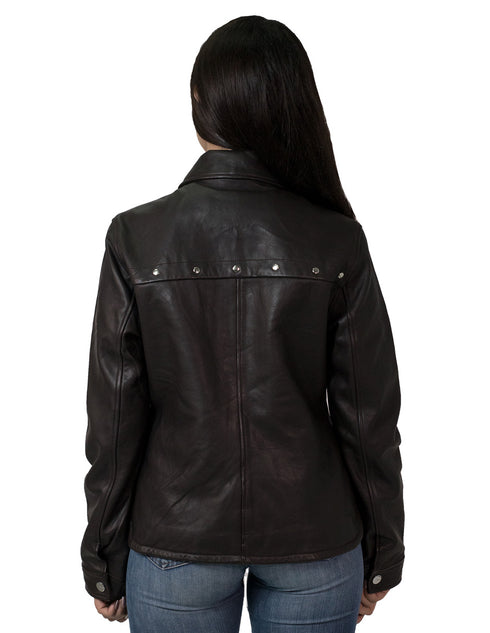 Chamarra para dama NINE WEST en color Cafè.