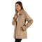 Chamarra Nine West Dama Cuello Borrega Latte