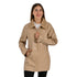 Chamarra Nine West Dama Cuello Borrega Latte