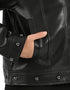 Chamarra Nine West Dama Estilo Trucker Negro