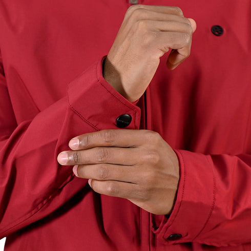 Chamarra ligera Perry Ellis para hombre roja