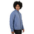 Chamarra Perry Ellis Casual con Cuello Mao en Azul Claro para Caballero.