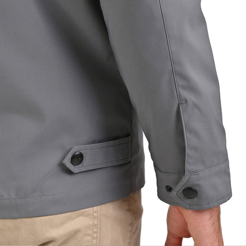 Chamarra ligera Perry Ellis para hombre gris