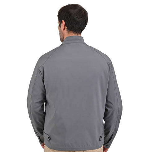 Chamarra ligera Perry Ellis para hombre gris