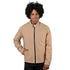 Chamarra Perry Ellis Casual con Cuello Mao en color Kakhi para Caballero.