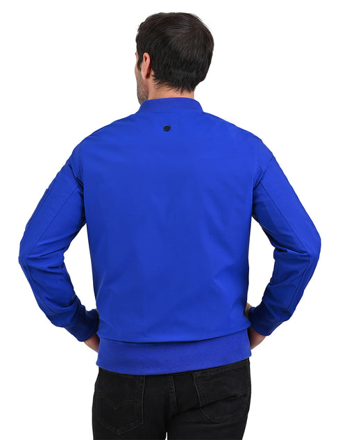 Chamarra ligera Perry Ellis para hombre azul rey