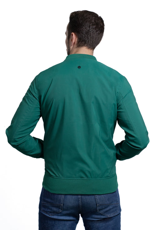 Chamarra ligera Perry Ellis para hombre verde