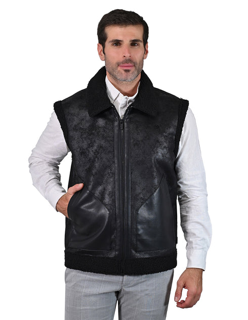 Chamarra ligera Perry Ellis para hombre negra