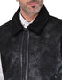 Chamarra ligera Perry Ellis para hombre negra