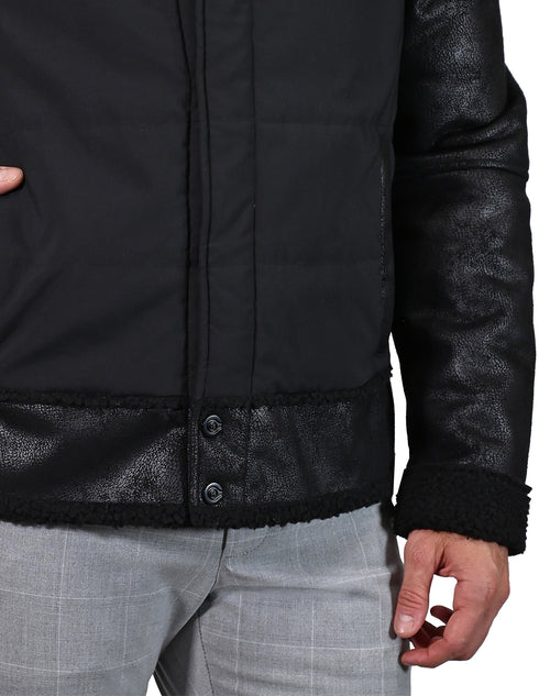 Chamarra ligera Perry Ellis para hombre negra